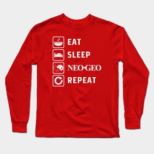 Eat Sleep Neo-Geo Repeat Long Sleeve T-Shirt